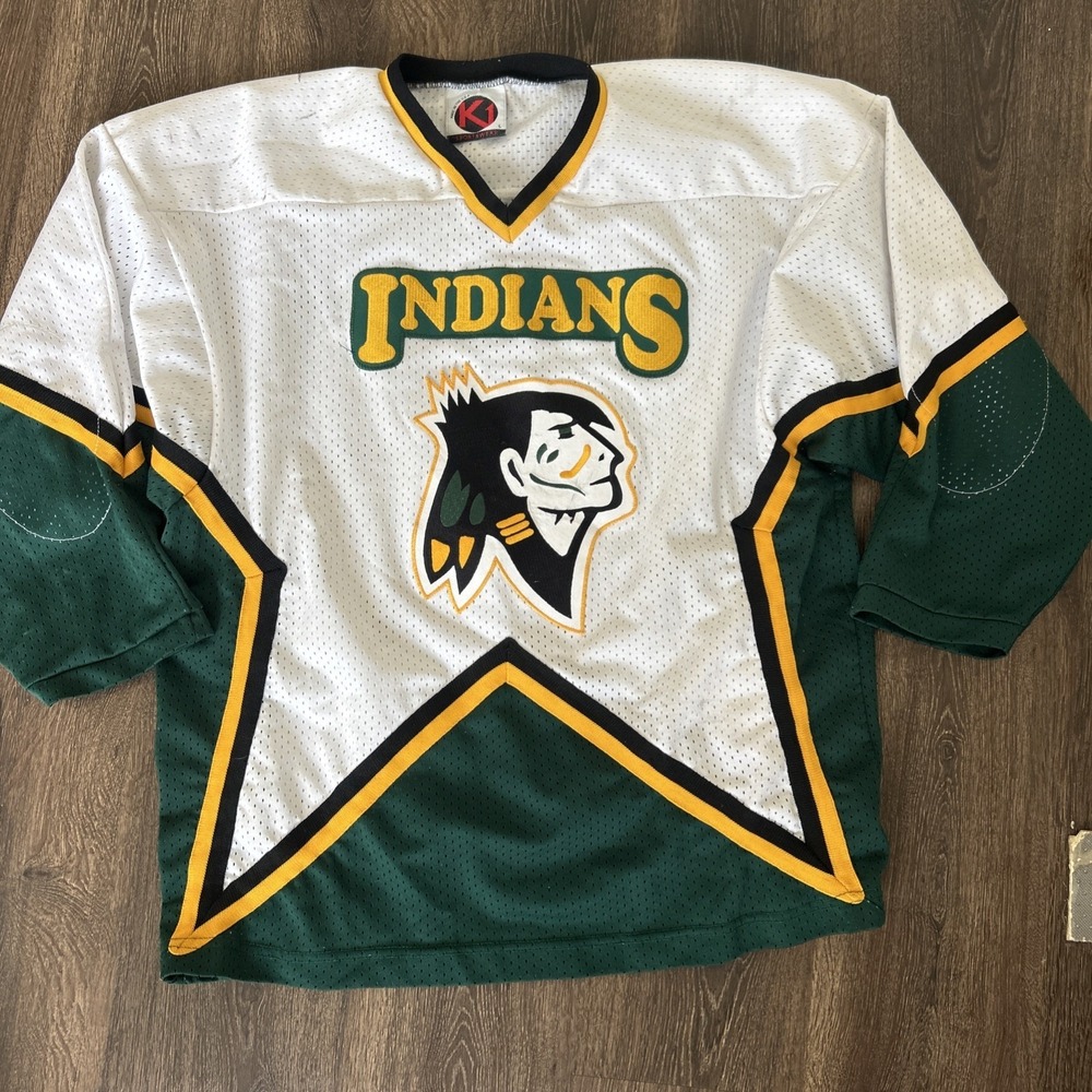Rare Vintage K1 Springfield Indians University Collegiate Hockey‎ Jersey Large L